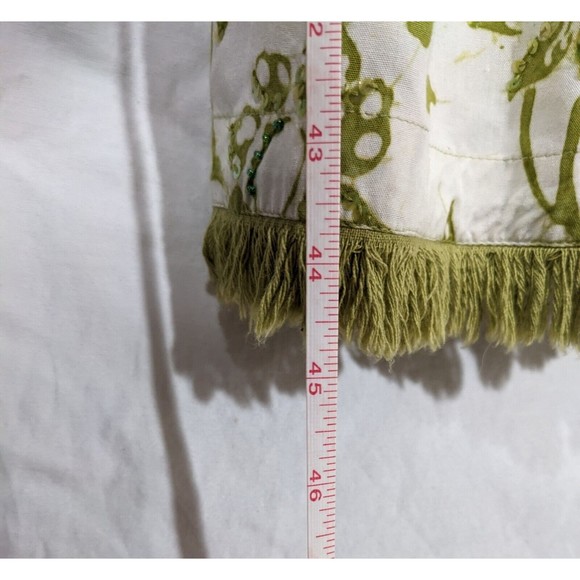 Faith Maxi Red Floral Dress, Tropical, Button Side Slit, Beaded Accents - Picture 16 of 16